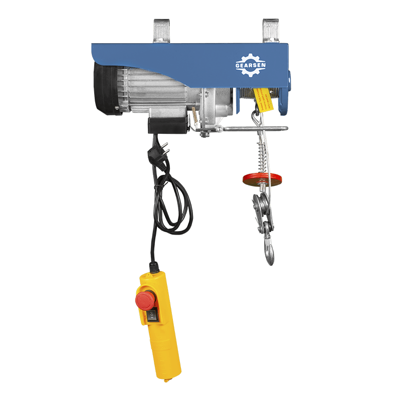Таль электрическая мини стационарная GEARSEN PA 220В, 600/1200кг, 20/10м - 1
